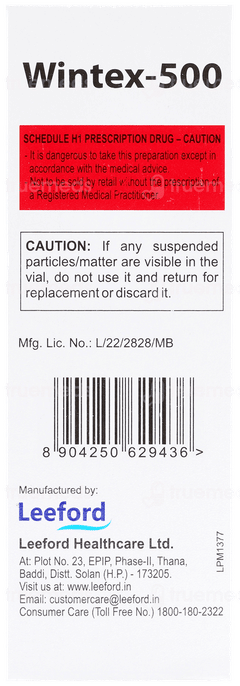 Wintex 500 Mg Injection 1